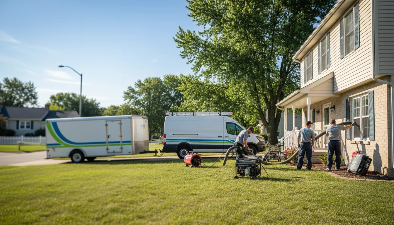 Flooded Basement Restoration And Cleanup With Repair in New Hampton, IA near me